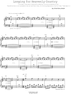 Longing for Heavenly Country