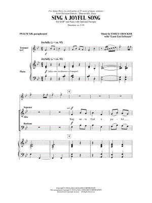 Sing a Joyful Song