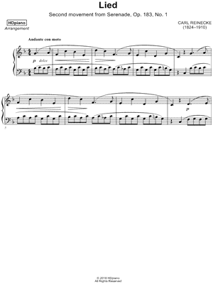 Serenade, Op. 183, No. 1: II. Lied