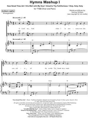 Hymns Mashup I: How Great Thou Art / It Is Well With My Soul / Great Is Thy Faithfulness / Holy, Holy, Holy