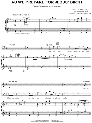 As We Prepare for Jesus' Birth