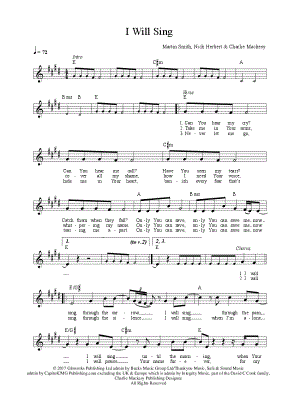I Will Sing