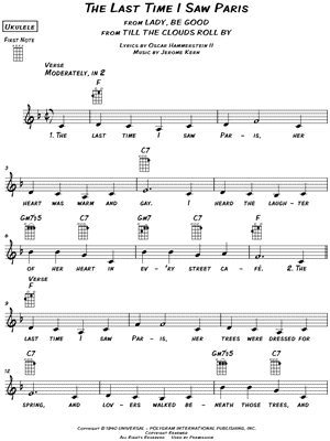 The Last Time I Saw Paris