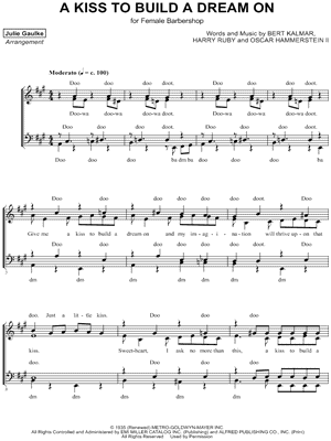 A Kiss to Build a Dream On