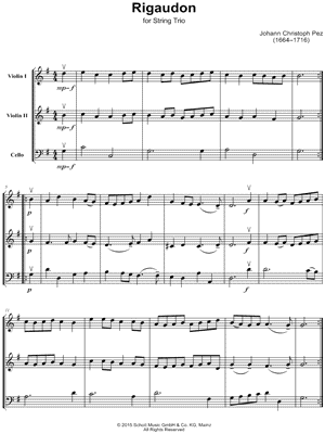 Rigaudon - String Trio