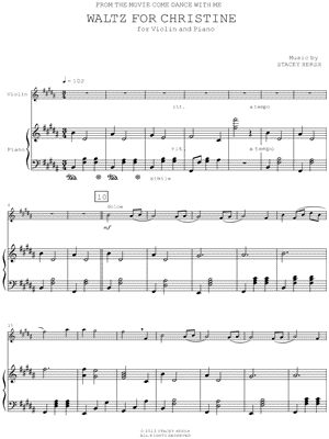 Waltz for Christine - Violin & Piano