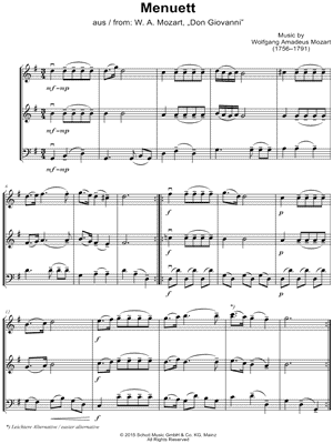 Minuet from Don Giovanni [excerpt]