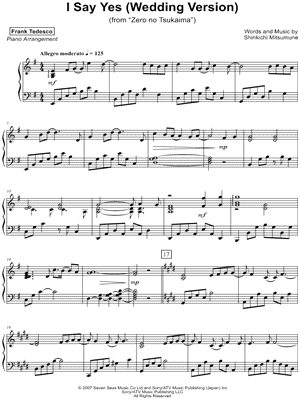 I Say Yes (Wedding Version)