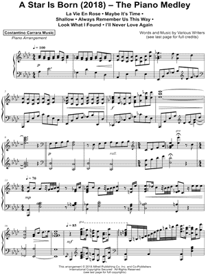 A Star Is Born (2018) - The Piano Medley