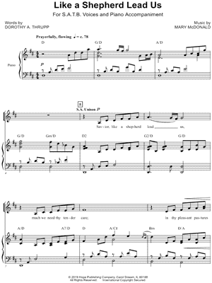 Like a Shepherd Lead Us