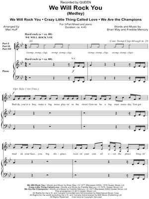We Will Rock You (Medley)