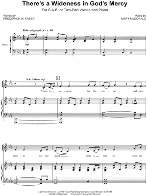 There's a Wideness in God's Mercy