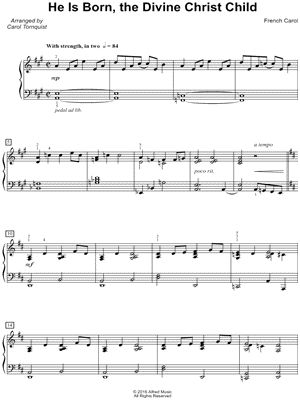 He Is Born, the Divine Christ Child