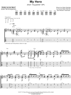 My Hero (from Inuyashiki OP)