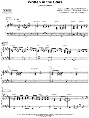 Written in the Stars [melody version]