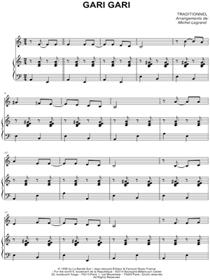 Gari Gari - C Instrument & Piano