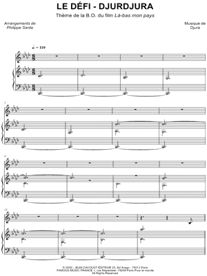 Le défi - Djurdjura - C Instrument & Piano