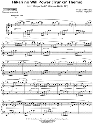 Hikari no Will Power (Trunks' Theme)