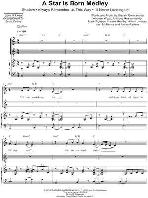 A Star Is Born Medley - Vocal Duet