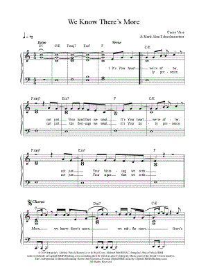 We Know There's More