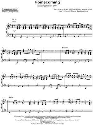 Homecoming [accompaniment only]