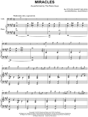 Miracles - Cello & Piano