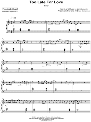 Too Late for Love [easy]