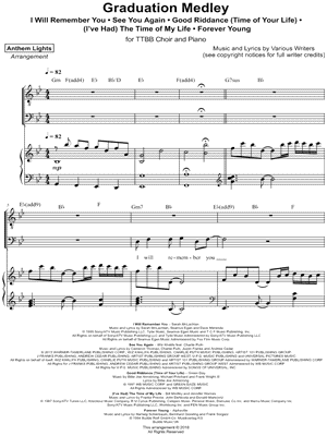 Graduation Medley: I Will Remember You - See You Again - Good Riddance (Time of Your Life) - (I've Had) The Time of My Life - Forever Young