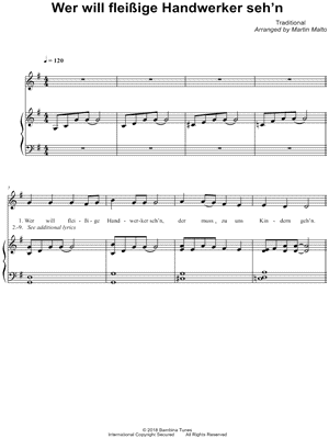 Wer will fleissige Handwerker seh'n