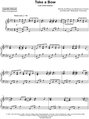 Take a Bow [late intermediate]