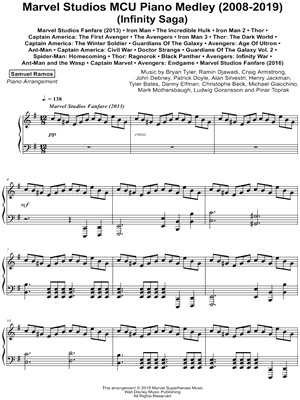 Marvel Studios MCU Piano Medley (2008-2019)