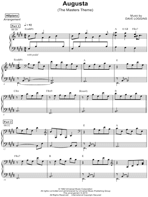 Augusta - The Masters Theme