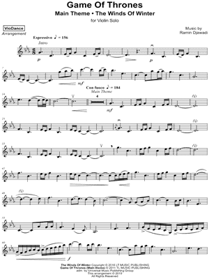 Game of Thrones (Main Theme - The Winds of Winter)