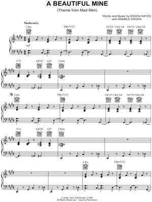 A Beautiful Mine (Theme from Mad Men)