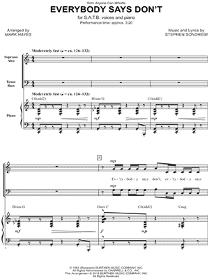 Everybody Says Don't