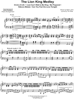 The Lion King Medley