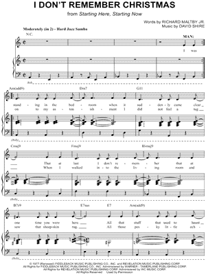 I Don't Remember Christmas