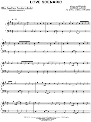 Love Scenario [Slow Easy Piano Tutorial]