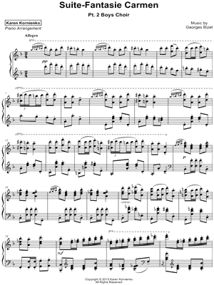 Suite-Fantasie Carmen: Pt. 2. Boys Choir