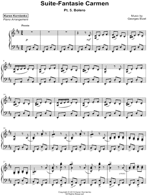 Suite - Fantasie Carmen: Pt. 5: Bolero