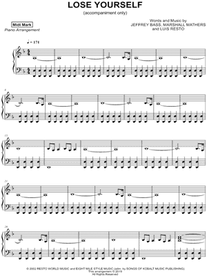 Lose Yourself [accompaniment only]