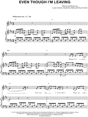 Even Though I'm Leaving