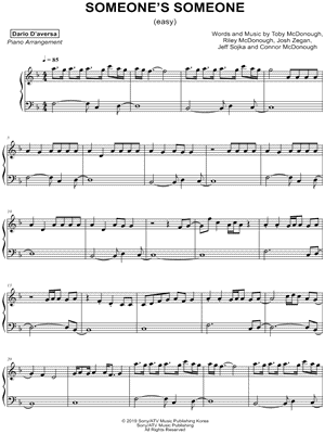 SOMEONE'S SOMEONE [easy]