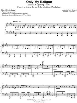 Only My Railgun (Season 1 Opening Theme)