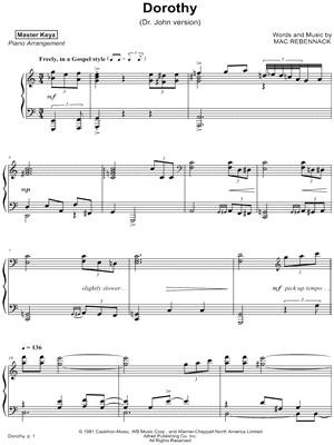 Dorothy (Dr. John version)