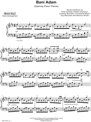 Bani Adam (Opening Piano Theme)