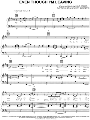 Even Though I'm Leaving