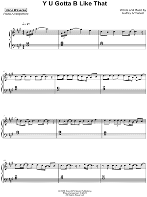 Y U Gotta B Like That