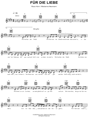 Für die Liebe