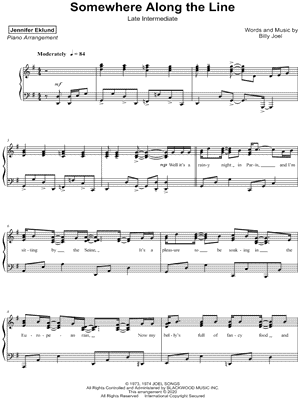 Somewhere Along the Line [late intermediate]